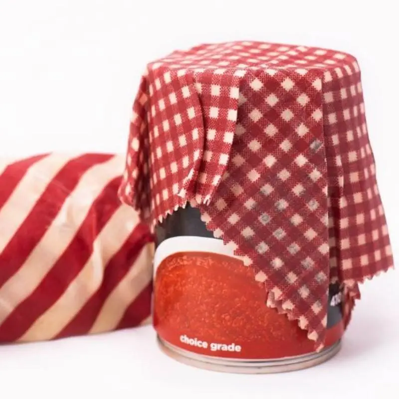 Use Beeswax Wrap Easy Swap For Cling Wrap On Cans