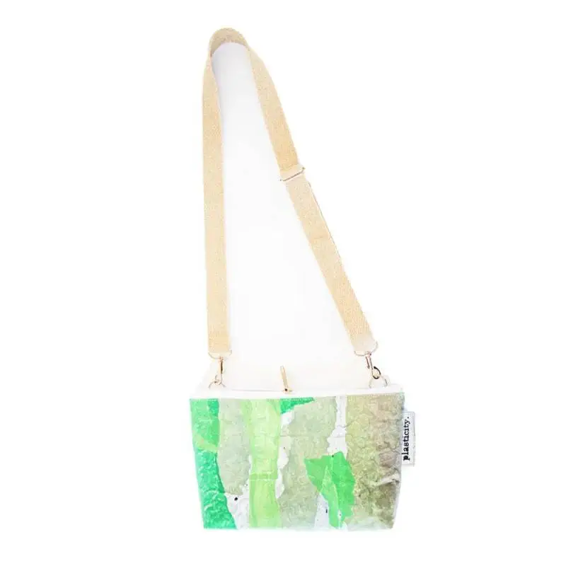 Plasticity Vegan Sling Handbags from Upcycled Fused Plastic Bags