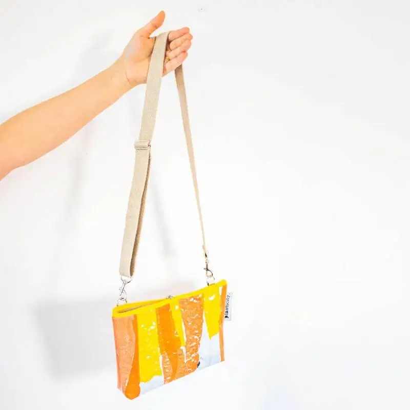 Plastic best sale sling bag