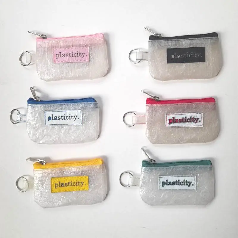 Keyring zipper pouch top
