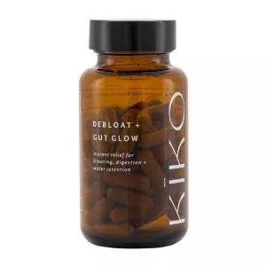 Kiko Vitals Debloat + Gut Glow natural supplement tablets bloating indigestion IBS