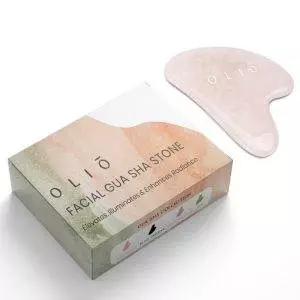 Olio Rose Quartz Gua Sha Facial Massage Tool (3)