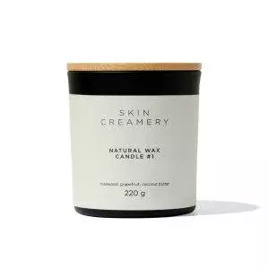 Skin Creamery Natural Wax Candle #1 _ Rosewood, Grapefruit & Coconut Butter _ 220 g